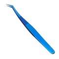 Blue Plasma Coated Tweezers